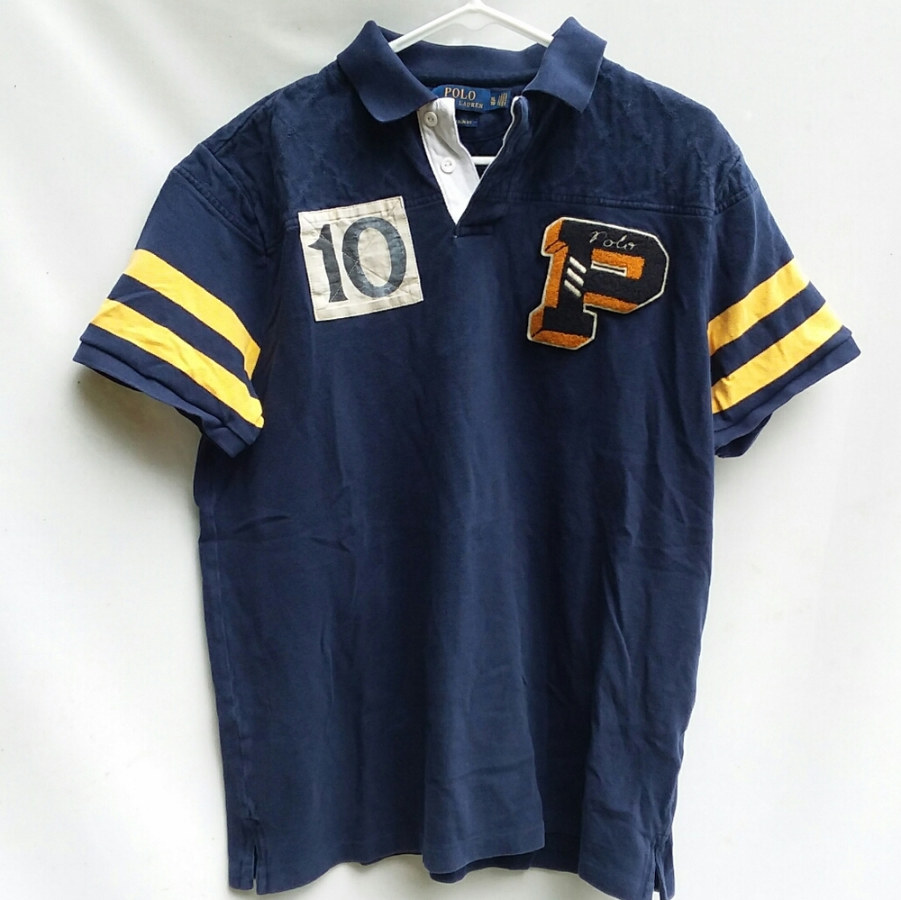 Polo Ralph Lauren Throwback Varsity Patch Rugby